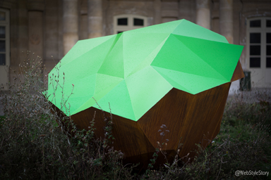 Sculpture acier corten Guillaume Castel