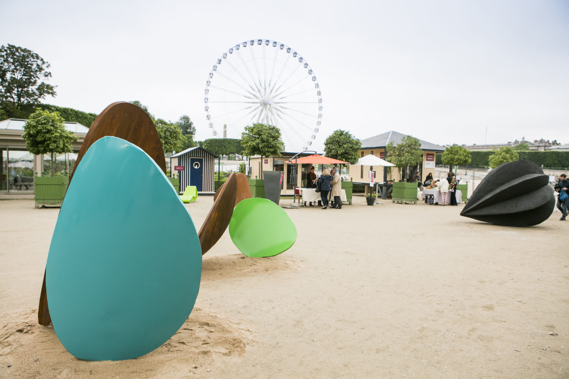 Tuileries Sculpture Jardin Castel Paris